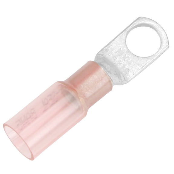 Pacer Group TE8-56R-25 Pacer 8 Awg Heat Shrink Ring Terminal - 5/16" Stud Size - 25 Pack
