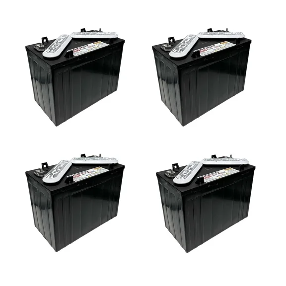 Pacer P-1275 12V 145Ah Battery Comparable to Trojan T-1275 (Set of 4)