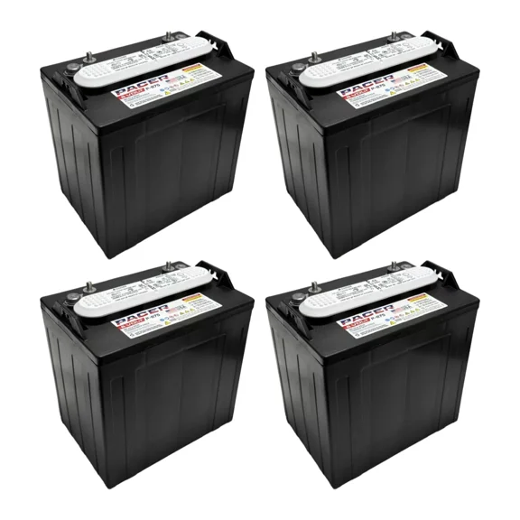 Pacer P-875 8 Volt 165Ah Deep Cycle Battery - Replaces Trojan T-875 | Set of 4