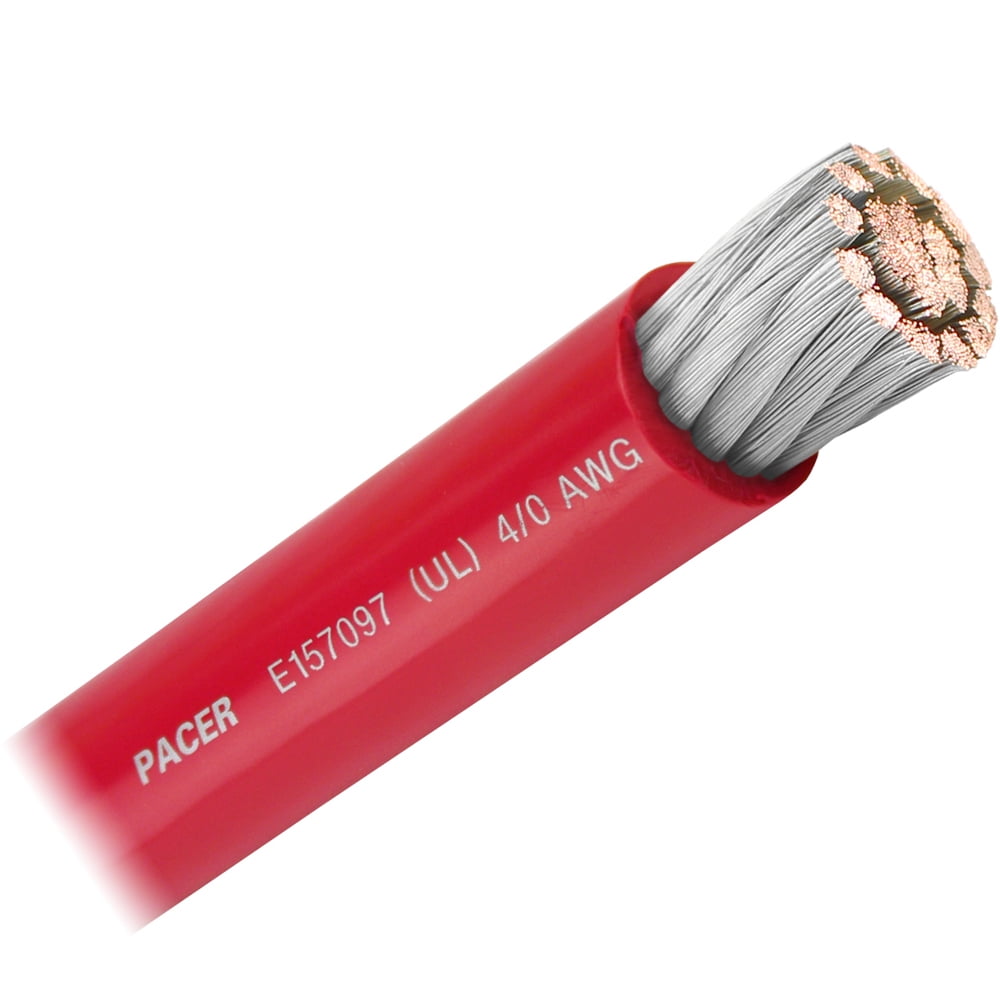 Pacer Round 4 Conductor Cable - 500' - 10/4 AWG - Black, Green, Red & White