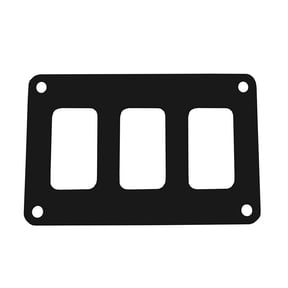 Pacer Switch Panel - 3 Switch  1 Row - 4.25" x 2.75" - Black Powd... [PSC-31-BK]