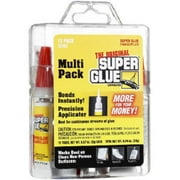 Pacer Tech SUPER GLUE, Cyanoacrylate with 12 Tubes, Clear, 12 Count