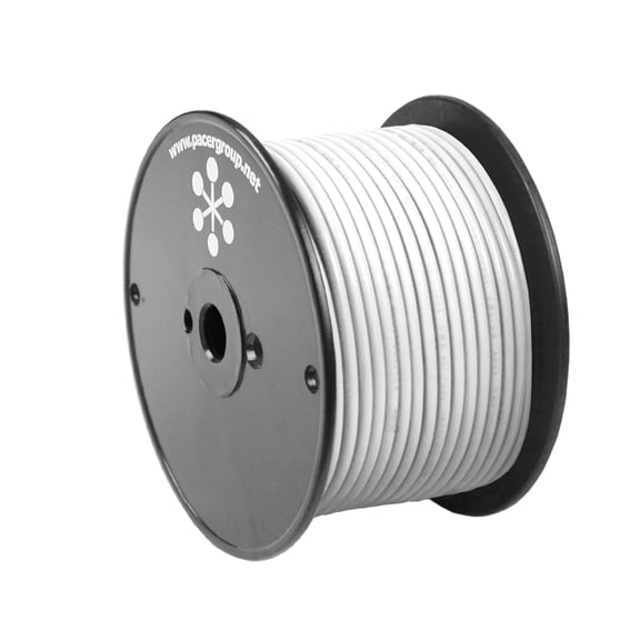 Pacer Group WUL14WH100 14 AWG Primary Wire White - 100'