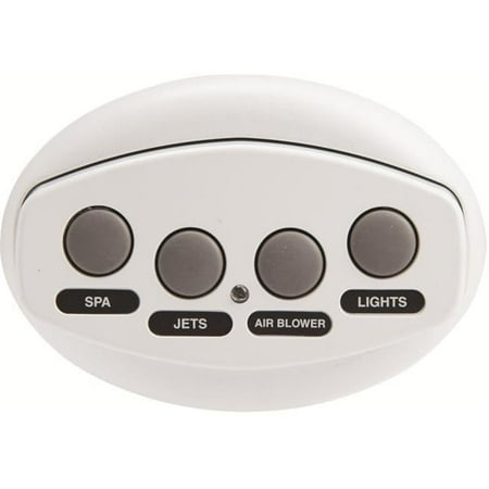 Pacfab 100 ft. Intellitouch is4 & 4 Function Spa Side Remote, Gray