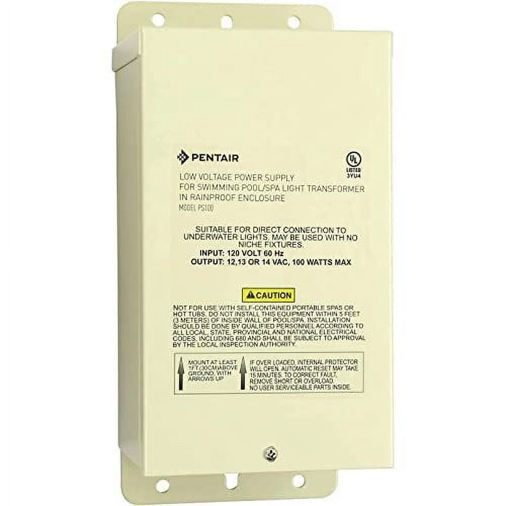 Pentair 100W Beige Corded Electric Pool Light Transformer