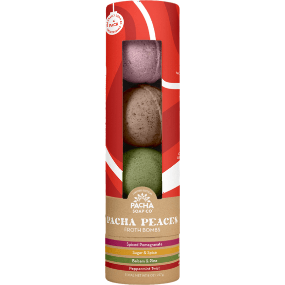 Pacha Peaces, Froth Bomb, Holiday Collection, 8 Oz