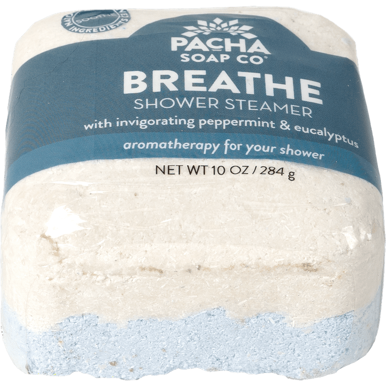 Pacha Soap Shower Steamer, Breathe, 10 oz, All Skin Types