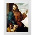 thumbnail image 1 of Pacheco, Francisco 25x32 White Modern Wood Framed Museum Art Print Titled - Museumist Blessing the Children, 1 of 4