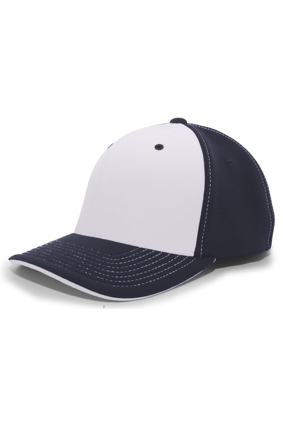 398F M2 Performance Contrast Flexfit Cap - Silver Navy Navy