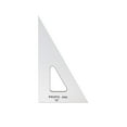 thumbnail image 1 of Pacific Arc Drafting Triangle, 12-inch, 30/60/90 Degrees, Clear Acrylic, 1 of 8
