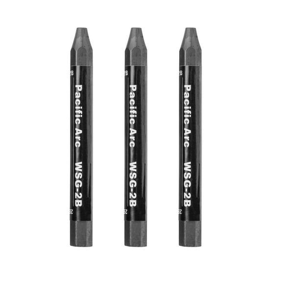 Pacific Arc - Jumbo Water Soluble Graphite Sticks Set of 3, Soft 12B, 10B, 8B
