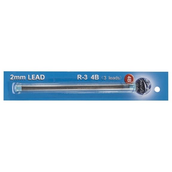Pacific Arc, Lead Holder Refill - 2mm - 2 per Tube - 6B - for Art, Sketching, Technical Drawing