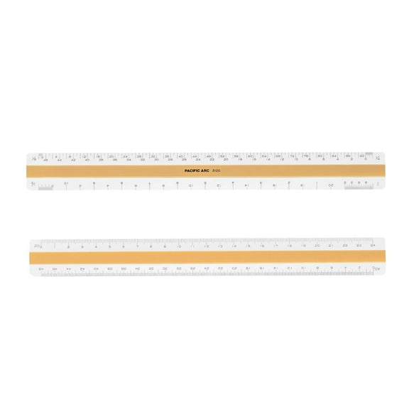 Pacific Arc Premium Flat Scale - 12", Architect