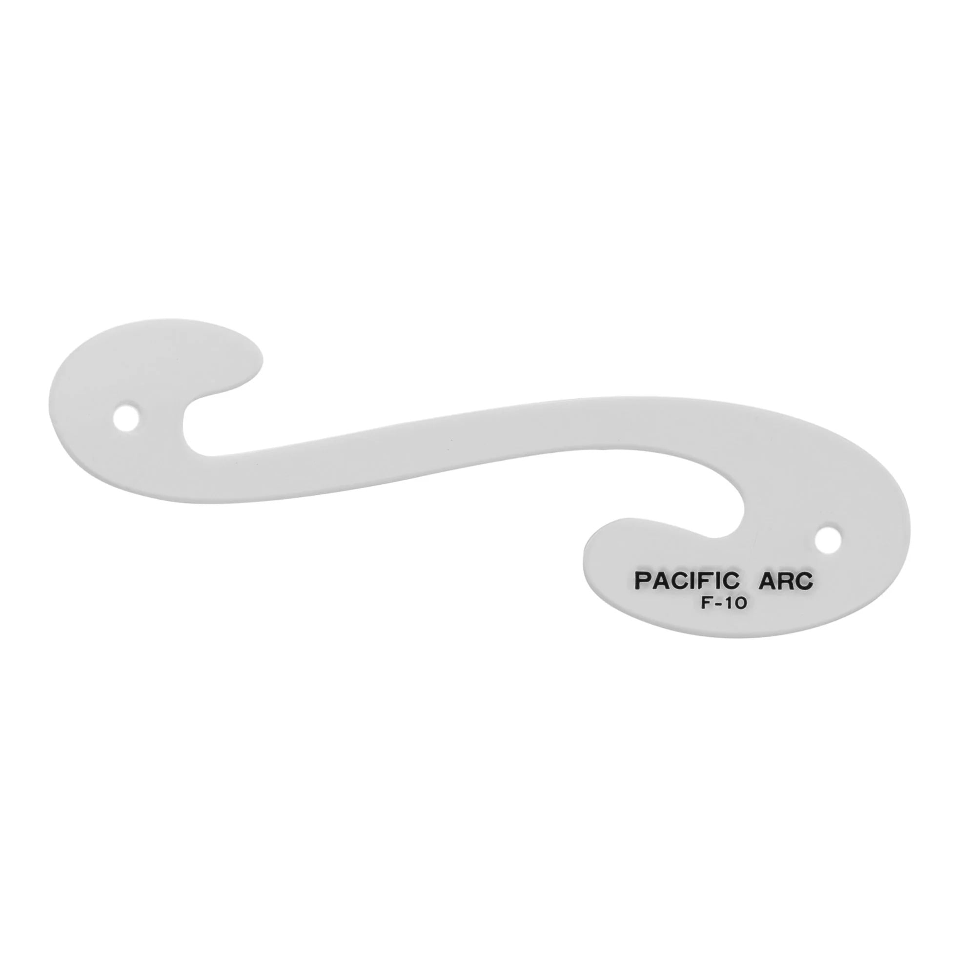 Pacific Arc Professional French Curve Set - 8 Inch Acrylic Template For Drawing & Drafting