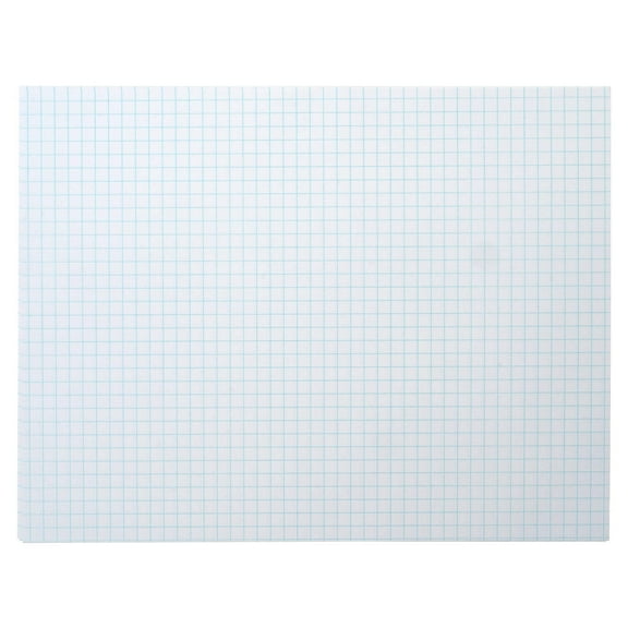 Pacific Arc, Quadrille Paper Pad, 50 Sheets 8.5 Inch x 11 Inch, 4 x 4 Grid