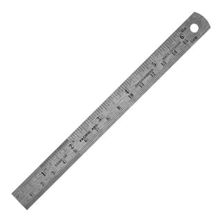 Triangular Ruler, 12 inch Metal Ruler, Triple Sided Color Coded, Imperial  Scale Measurements, Drafting Ruler, Architect Ruler by Better Office  Products (1 Pack) 