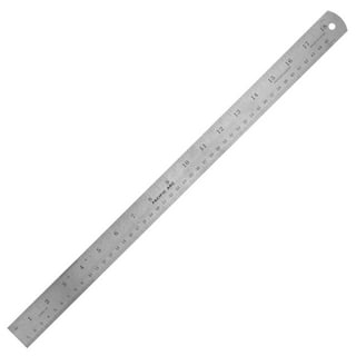 NOKKO Stainless Steel Ruler 10-Pack - Measuring Set of 12-Inch/30cm Metal  Rulers with Imperial & Metric Measurements & Conversion Table - Heavy Duty