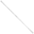 thumbnail image 1 of Pacific Arc Stainless Steel Ruler with Inch and Metric(mm), Non Skid Cork or Rubber Back, 1 of 5