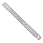 Pacific Arc Stainless Steel Straight Edge Ruler, 6.0 in