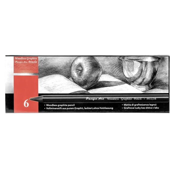 Pacific Arc Woodless Graphite Pencil Set-6 Set
