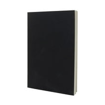 Pacific Arc's - LayFlat Sketchbook - 8.27 x 11 Inches - Black Blank Note Book, 64 Sheets, Thick 100gsm Paper, for Drawing, Sketching, and Journaling