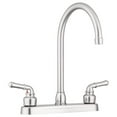thumbnail image 1 of Pacific Bay Lynden Kitchen Faucet Modern High Arc Sink Faucet, Brushed Satin Nickel, 1 of 7