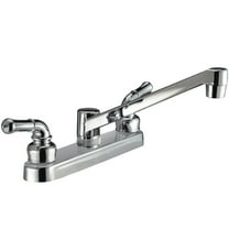 Pacific Bay PB-K14CP Kitchen Faucet Classic Water Faucet with Levers & Metallic Plating, Polished Chrome