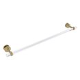 thumbnail image 1 of Pacific Beach Collection 30-in Shower Door Towel Bar with Groovy Accents in Unlacquered Brass, 1 of 1