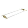 thumbnail image 1 of Pacific Beach Collection Back to Back Shower Door Towel Bar with Dotted Accents - Unlacquered Brass / 30 Inch, 1 of 7