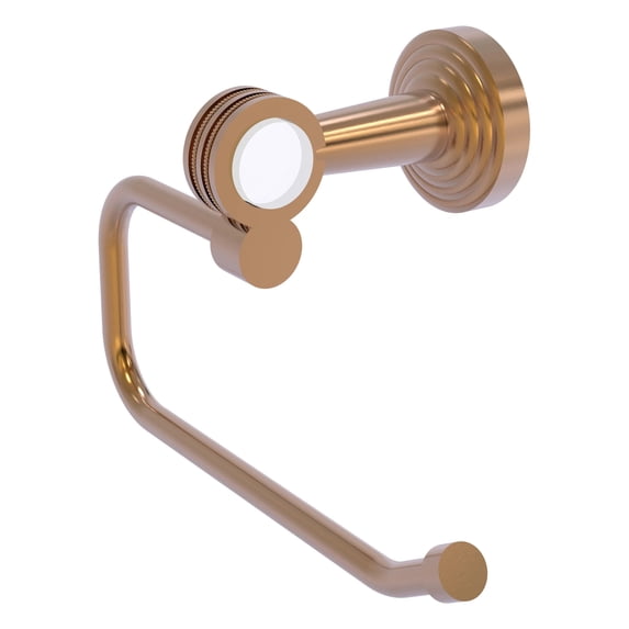 Pacific Beach Collection European Style Toilet Tissue Holder with Dotted Accents in Brushed Bronze