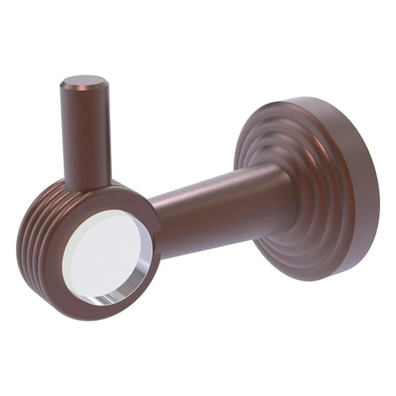 Pacific Beach Collection Robe Hook - Antique Copper / Grooved