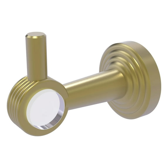 Pacific Beach Collection Robe Hook - Satin Brass / Grooved