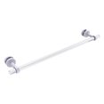 thumbnail image 1 of Pacific Beach Collection Shower Door Towel Bar with Smooth Accents - Matte White / 24 Inch, 1 of 1