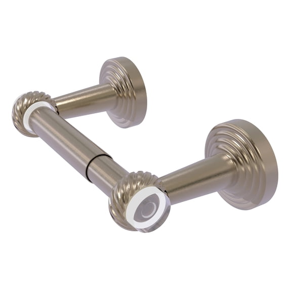 Pacific Beach Collection Two Post Toilet Tissue Holder - Antique Pewter / Twisted