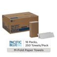 thumbnail image 1 of Pacific Blue Basic® Multifold Paper Towels by GP PRO (Georgia-Pacific), White, 4,000 Towels Per Case, 1 of 10