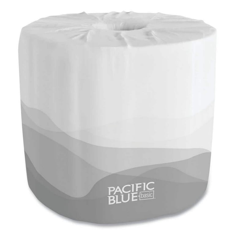 Pacific Blue Basic Embossed Bathroom Tissue, Septic Safe, 1-Ply, White, 550/Roll, 80 Rolls/Carton Pacific Blue Basic Embossed Bathroom Tissue, Septic Safe, 1-Ply, White, 550/Roll, 80 Rolls/Carton