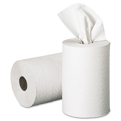 Pacific Blue Basic® Paper Towel Roll by GP PRO (Georgia-Pacific), White, 28706, 350 Feet Per Roll, 12 Rolls Per Case