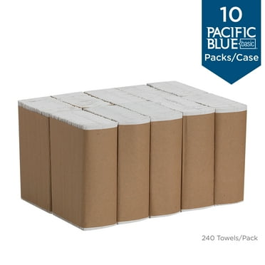 Pacific Blue Basic Paper Towel C-Fold 10 x 13" 10 Pack(s), 240 Towels/ Pack