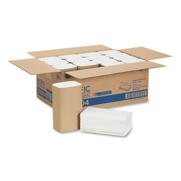 Envision Single-Fold Paper Towel 10 1/4 x 9 1/4 White 250/Pack 16 Packs/Carton 20904