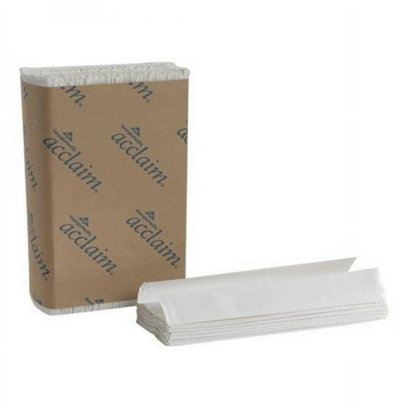 Pacific Blue Basic Paper Towels, Multi-Fold, 1-Ply, 9.5 Inches x 9.25 Inches, White, 4000 Count
