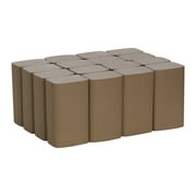 Pacific Blue Basic S-Fold Paper Towels, 10 1/4x9 1/4, Brown, 250/pack, 16 Pk/ct | Bundle of 5 Cartons