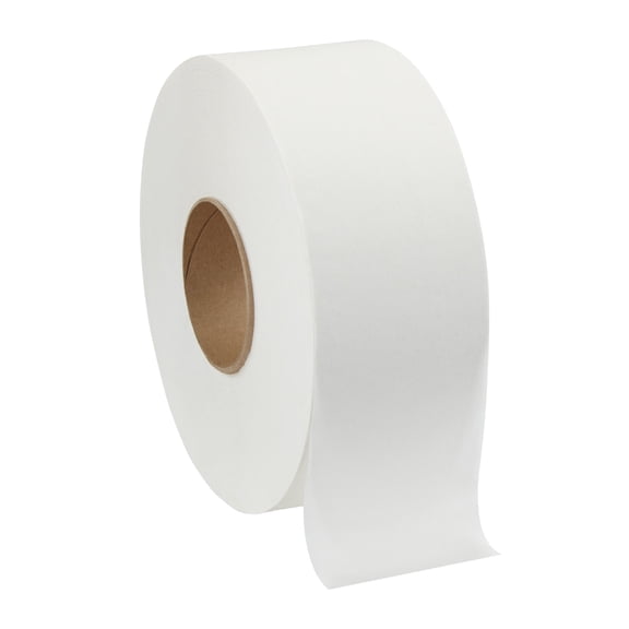 Georgia Pacific Professional 13728 1000 ft. 2 Ply Jumbo Jr. Bath Tissue Rolls - White (8/Carton)