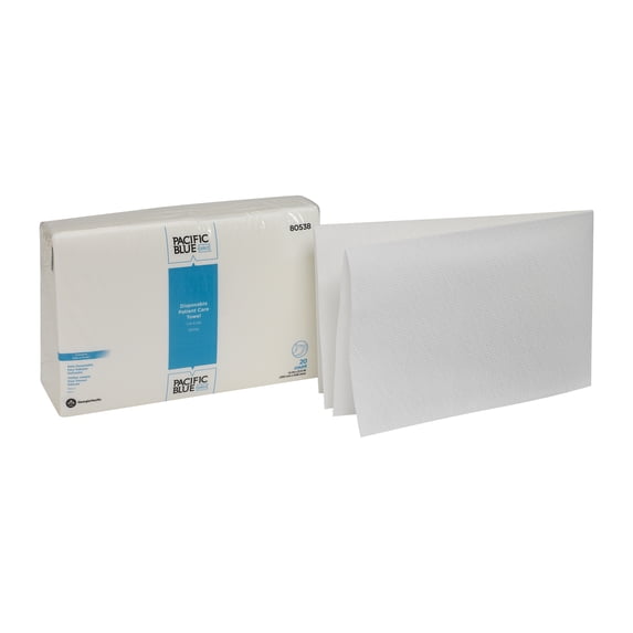 Georgia-Pacific Dry Wipe,14" x 21-1/2",White,PK320 80538