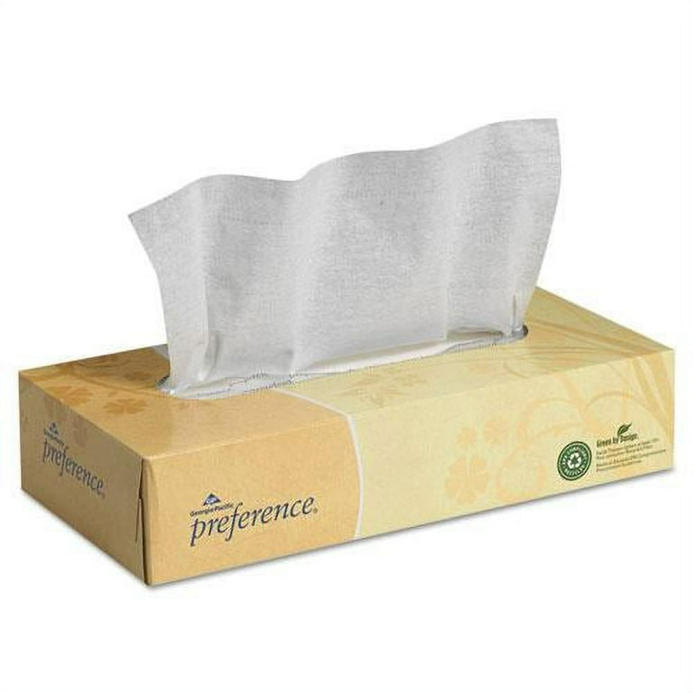 Select Flat Box Facial Tissue, 2-Ply, White, 100 Sheets/Box, 30 Boxes/Carton Select Flat Box Facial Tissue, 2-Ply, White, 100 Sheets/Box, 30 Boxes/Carton