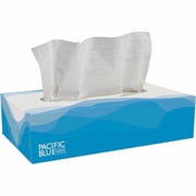 Pacific Blue Select Facial Tissue by GP Pro - Flat Box, 8.33" Width x 8" Length, White, Paper/ 48100 | 2 Boxes 200 Units