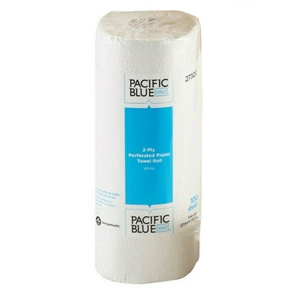 Pacific Blue Select Kitchen Paper Towel Perforated Roll 8.8"x11" 30 Case(s), 100 Towels/ Case