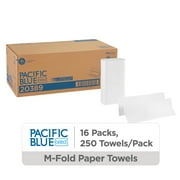 Pacific Blue Select® Premium 1-Ply Multifold Paper Towels by GP PRO (Georgia-Pacific), White, 4,000 Towels Per Case