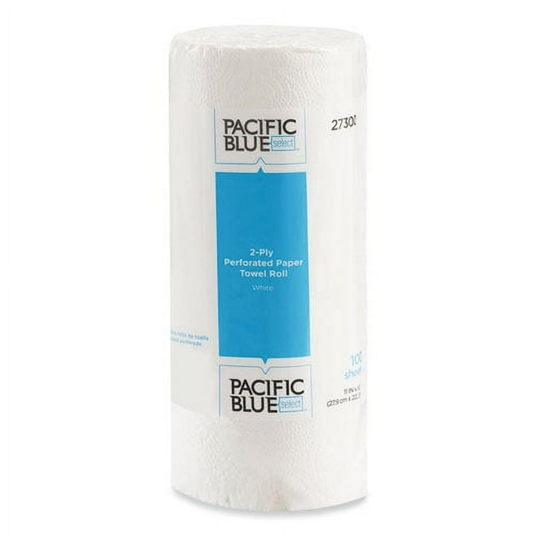 Kitchen Roll Towels, 2-Ply, 11 x 8.8, White, 100/Roll, 30 Rolls/Carton Kitchen Roll Towels, 2-Ply, 11 x 8.8, White, 100/Roll, 30 Rolls/Carton