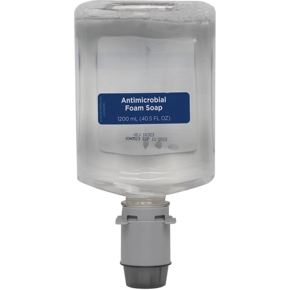 Pacific Blue Ultra Automated Antimicrobial Foam Soap Refill E2 Rated, Fragrance-Free, 1,200 mL, 3/Carton