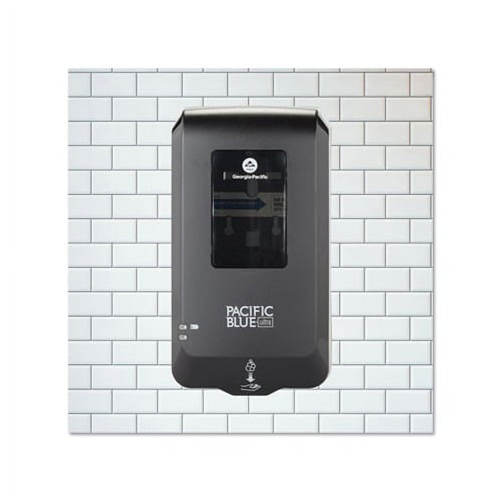 Black Automatic Wall-Mounted Touchless Soap Dispenser